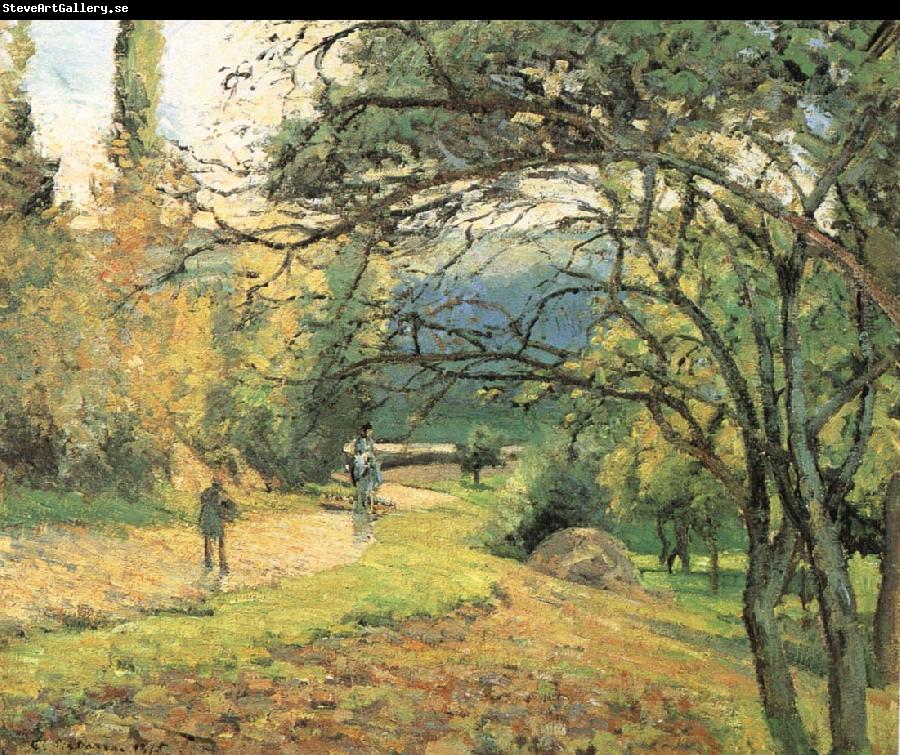 Camille Pissarro Pang plans scenery Schwarz